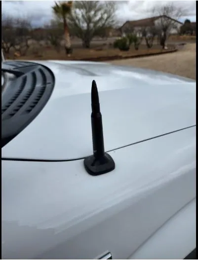 Real life image of ecoauto bullet antenna