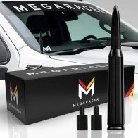 Mega racer Black 50 Cal Bullet Antenna GMC Sierra 1999-2024 Year